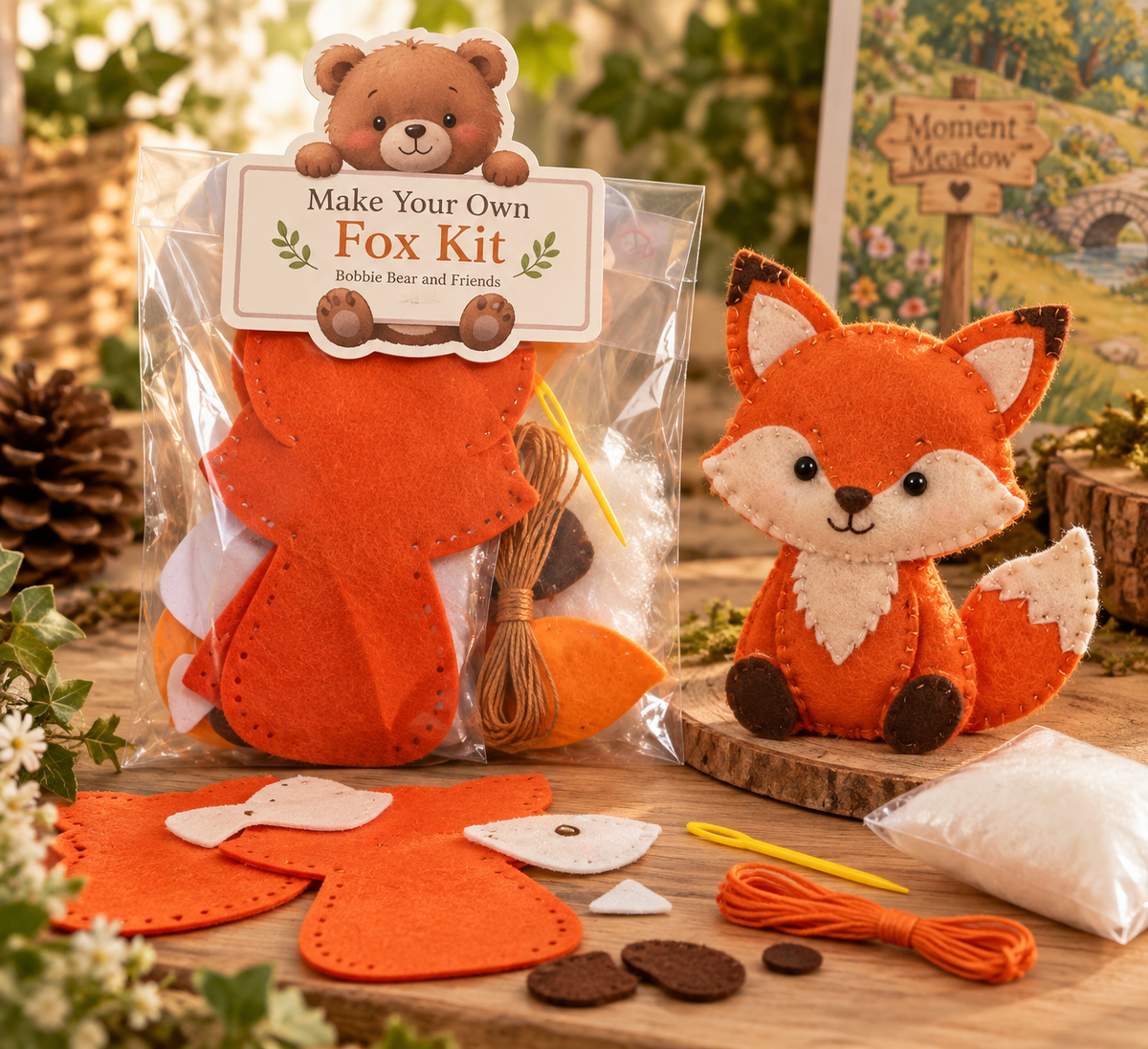 Make Your Own Fox Kit - Bobbie Bear and Friends