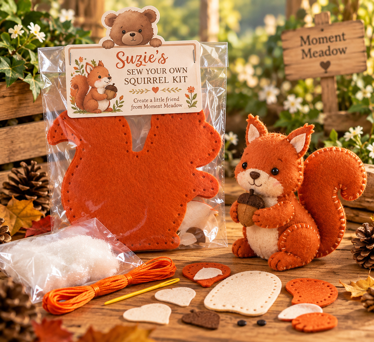 Sew Your Own Squirrel Kit- Moment Meadow Activity