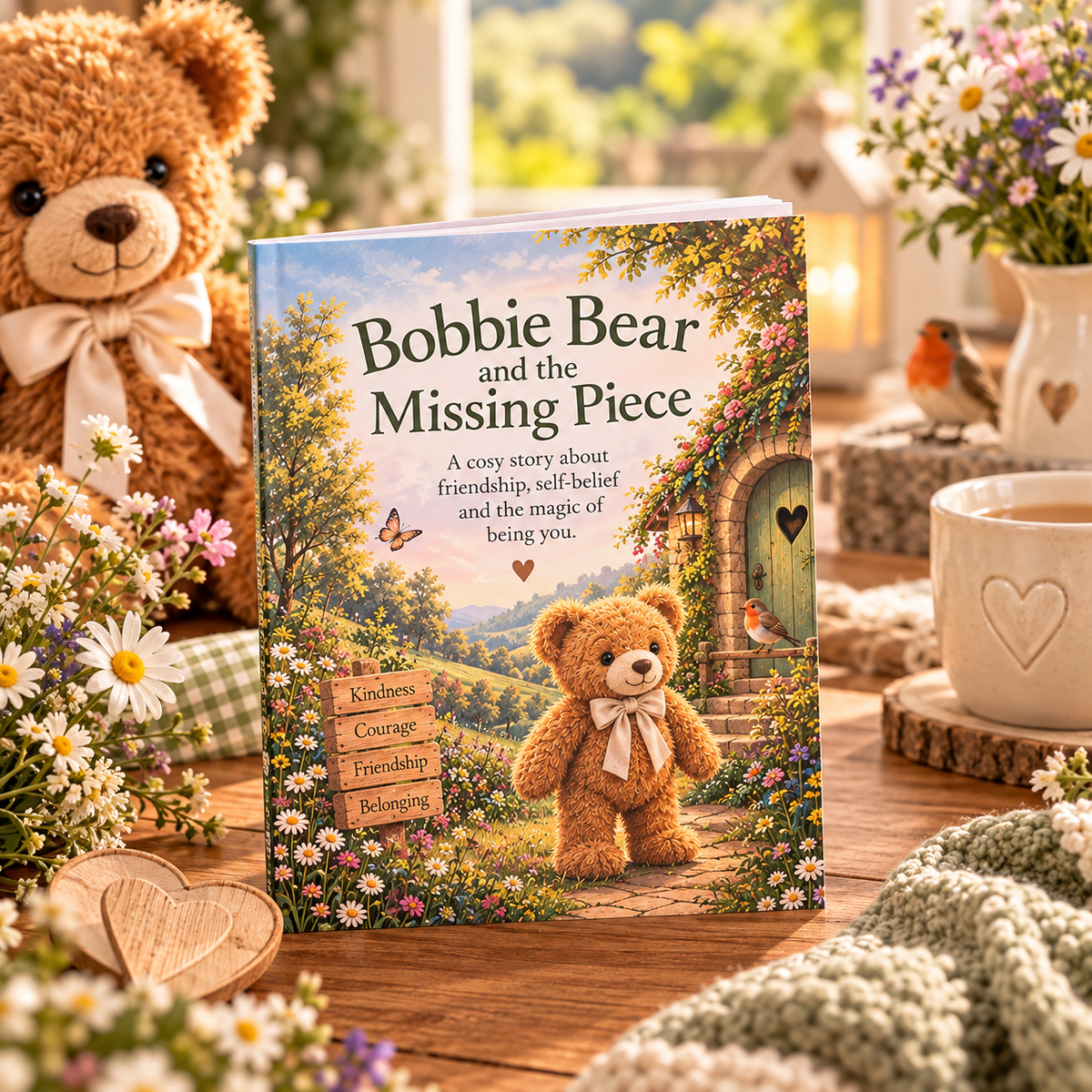 Bobbie Bear and the Missing Piece - Children's Story Book