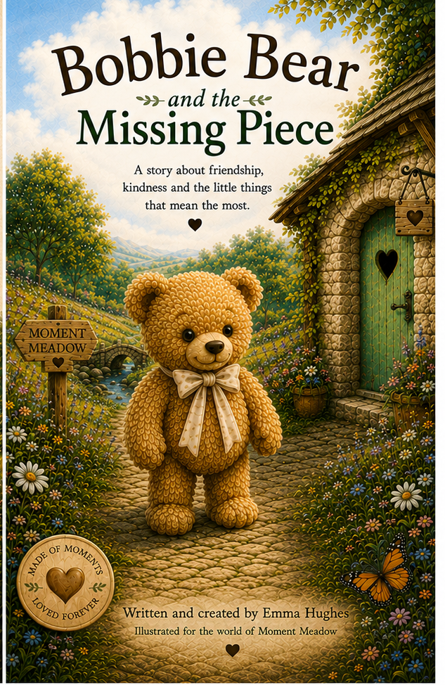 Bobbie Bear and the Missing Piece - Children's Story Book
