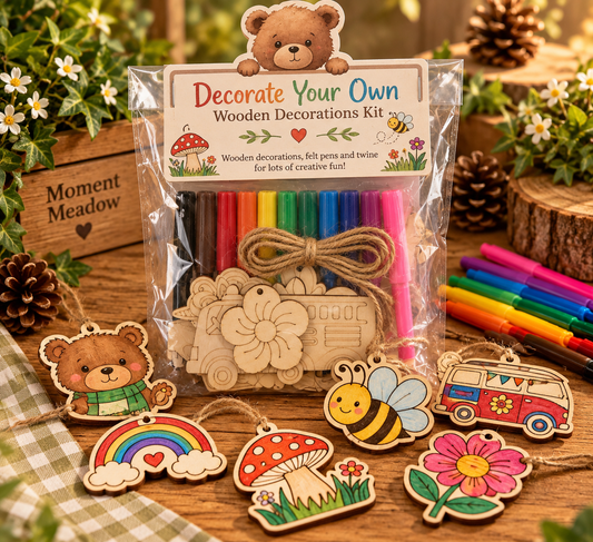 Bobbie Bear Decorate Your Own Wooden Decorations Kit